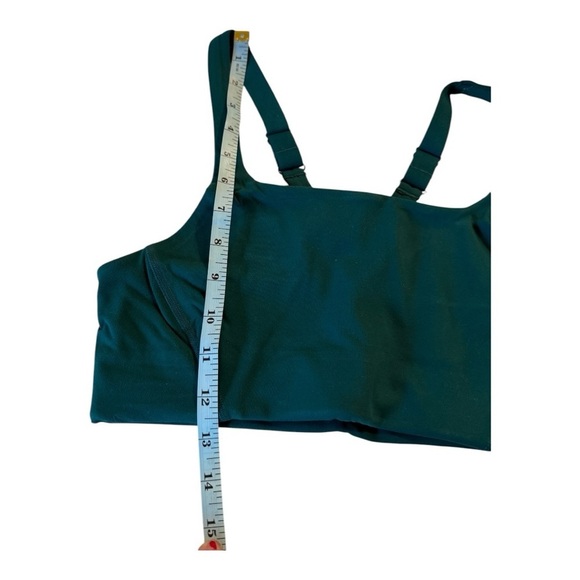 FP Movement X Hatch Square neck Never Better Sports Bra in Garden Green NEW - Picture 7 of 15